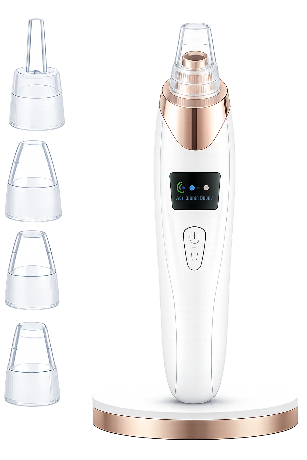 Limpiador facial de poros - Extractor de puntos negros con 5 niveles de succión.