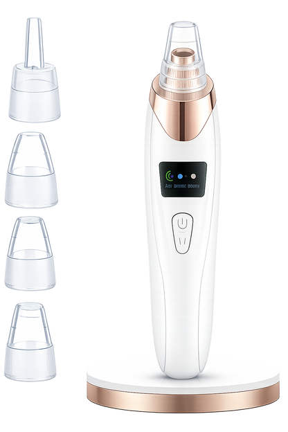 Limpiador facial de poros - Extractor de puntos negros con 5 niveles de succión.